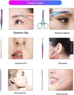 2020 New Rainbow Manicure Kits 18 Pcs Nail Clippers for Women Gift SFYDOM Women's Rainbow Leather Manicure Set (18-RainbowManicure Kits) - Image 4